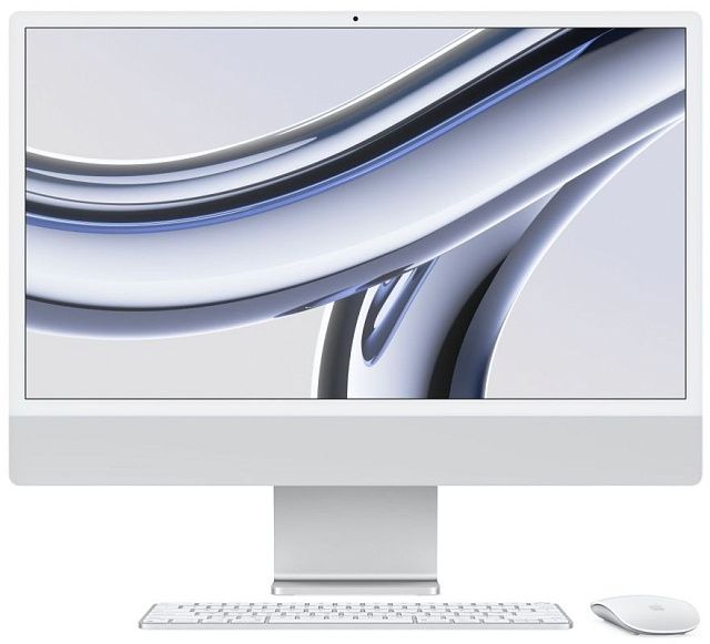 Apple iMac 24" Retina 4,5K 2023 M3 8GB/256GB Silver (MQRJ3)