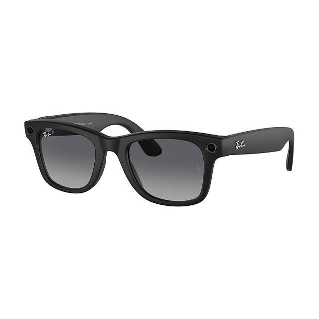 Умные очки Ray-Ban Wayfarer Matte Black/Graphite Gradient 