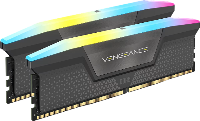 Оперативная память Corsair Vengeance RGB DDR5 32GB 6000 CL30 Gray CMH32GX5M2N6000Z30