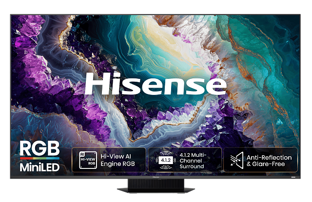 Телевизор Hisense 65UR9S 65″ QLED 4K 170 Гц угольно-серый
