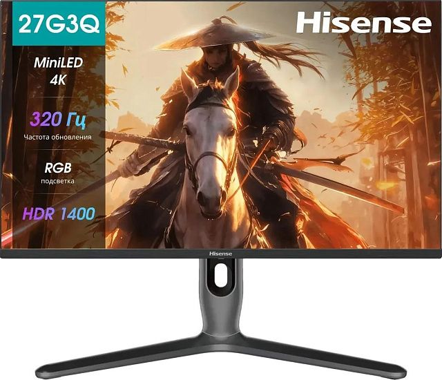 Монитор Hisense 27G7Q PRO 27″, IPS, 3840×2160, 160 Гц, светло-серый