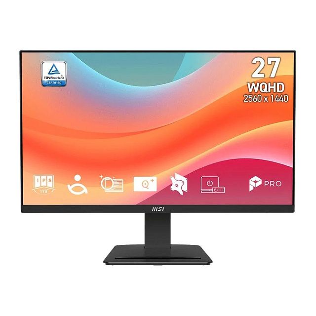 Монитор MSI Pro MP273Q E7 27″, IPS, 2560×1440, 75 Гц, чёрный