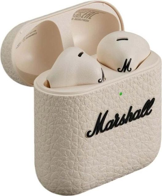 Беспроводные наушники Marshall Minor IV Кремовые