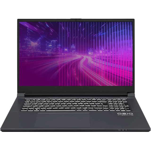 Ноутбук Osio CyberLine C170i-002 17.3″ (i5-12600H, RTX 4050) 16GB/512GB, темно-серый, C170I-002