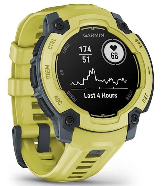 Умные часы Garmin Instinct E 45 мм Ярко-лаймовые
