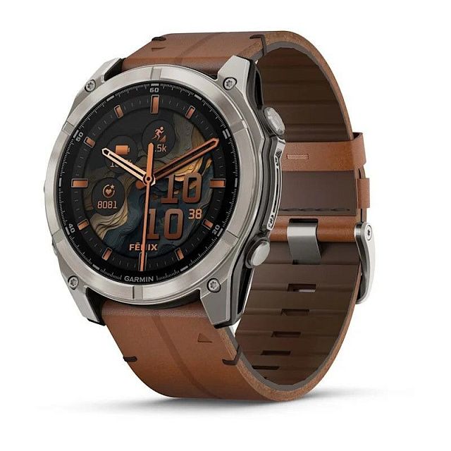 Умные часы Garmin Fenix 8 51mm Amoled Sapphire Titanium Graphite 010-02905-40