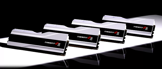 Оперативная память G.SKILL Trident Z5 RGB DDR5 32GB 6400 CL32 White F5-6400J3239G16GX2-TZ5RW