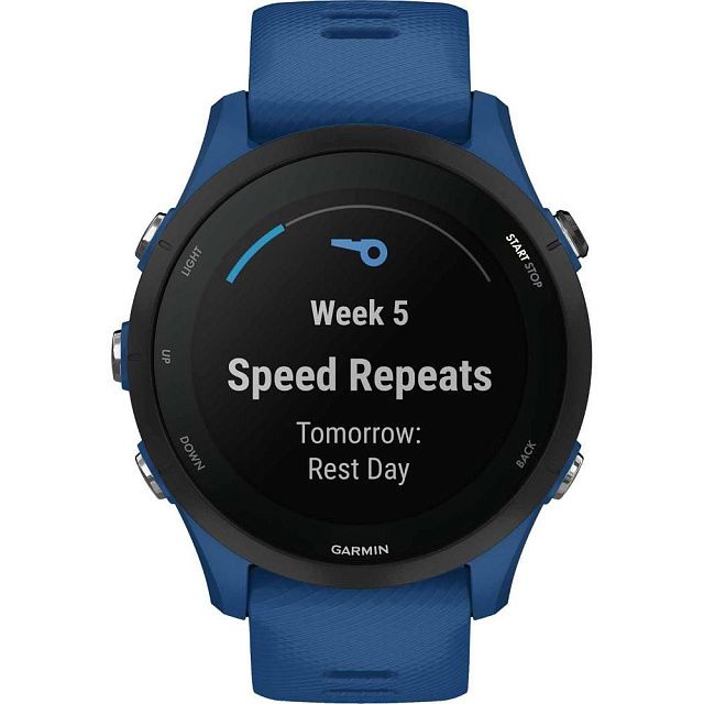 Часы Garmin Forerunner 255 с синим ремешком Tidal Blue 010-02641-11