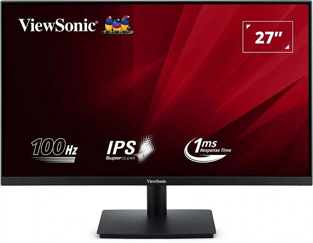 Монитор ViewSonic VA270-H-2 27″, IPS, 1920×1080, 100 Гц, чёрный