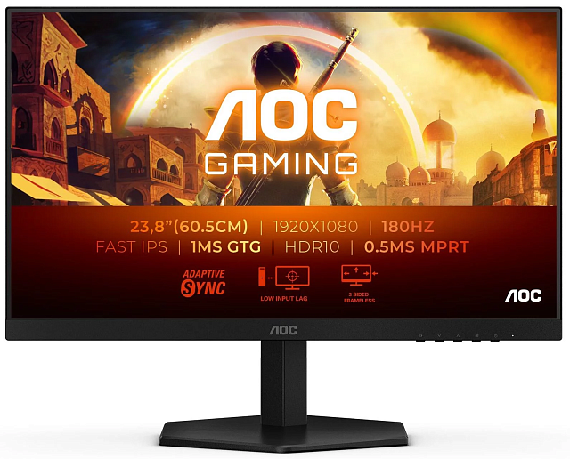 Монитор AOC 24G42E 23.6″ 1920×1080 180 Гц черный