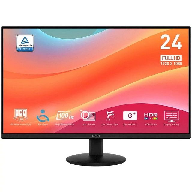 Монитор MSI Pro MP242L 23.8″ 1920×1080 100 Гц черный