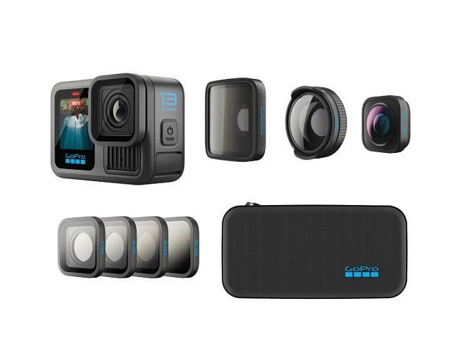 Экшн-камера GoPro HERO 13 Black с набором объективов HB-Series и картой памяти 64 ГБ