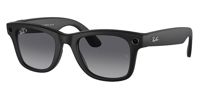 Умные очки Ray-Ban Wayfarer (Gen 2) Matte Black , Gradient Graphite (155 - 53)