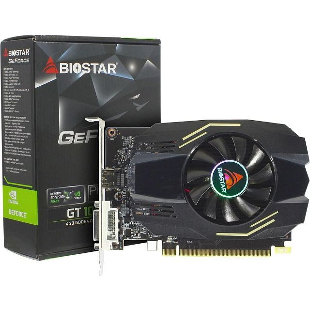 Видеокарта BIOSTAR VN1034TB46 NVIDIA GeForce GT 1030 4GB
