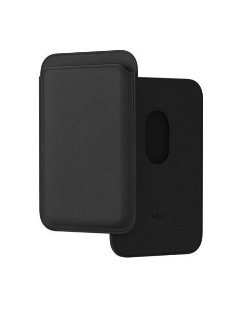 Картхолдер vlp из экокожи с MagSafe, черный