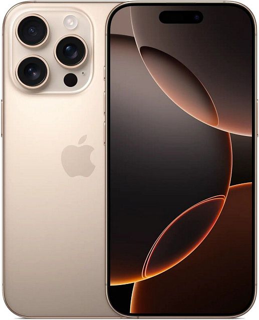 Смартфон Apple iPhone 16 Pro Max 256GB Пустынный титан (nano-SIM+eSIM)