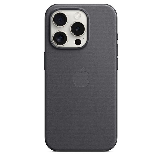 Чехол Apple FineWoven with MagSafe для iPhone 15 Pro Max, «черный»