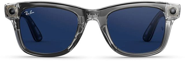Ray-Ban Meta Wayfarer Gen2 RW4012 S50 Shiny Transparent Grey/Sapphire Transition