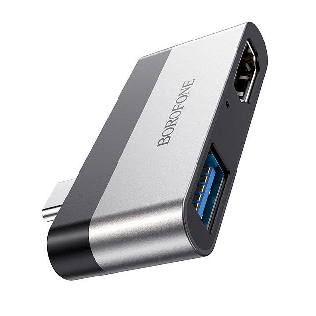 Адаптер BOROFONE USB-C на HDMI + USB3.0 DH2 