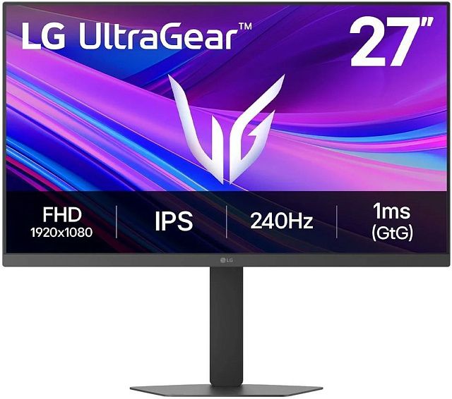 Монитор LG UltraGear 27G440A-B 27″, IPS, 1920×1080, 240 Гц, чёрный