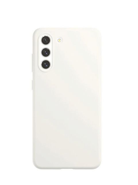Чехол защитный vlp Silicone Case для Samsung Galaxy S21 FE, белый