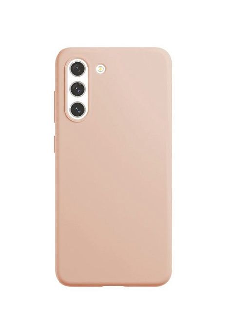 Чехол защитный vlp Silicone Case для Samsung Galaxy S21 FE, светло-розовый