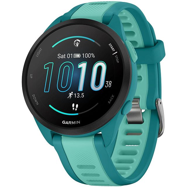 Умные часы Garmin Forerunner 165 Music Turquoise Аквамариновые 010-02863-32
