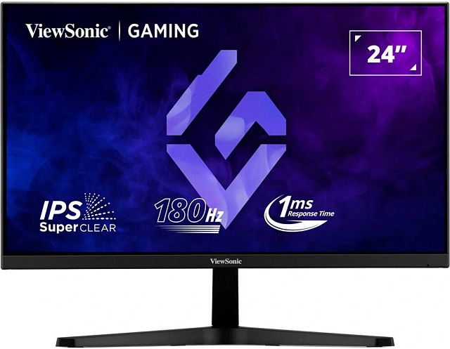 Монитор ViewSonic VX24G1-HD 23,8″, IPS, 1920×1080, 180 Гц, чёрный