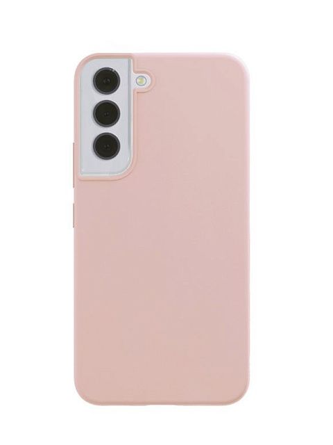 Чехол защитный vlp Silicone Case для Samsung Galaxy S22+, светло-розовый