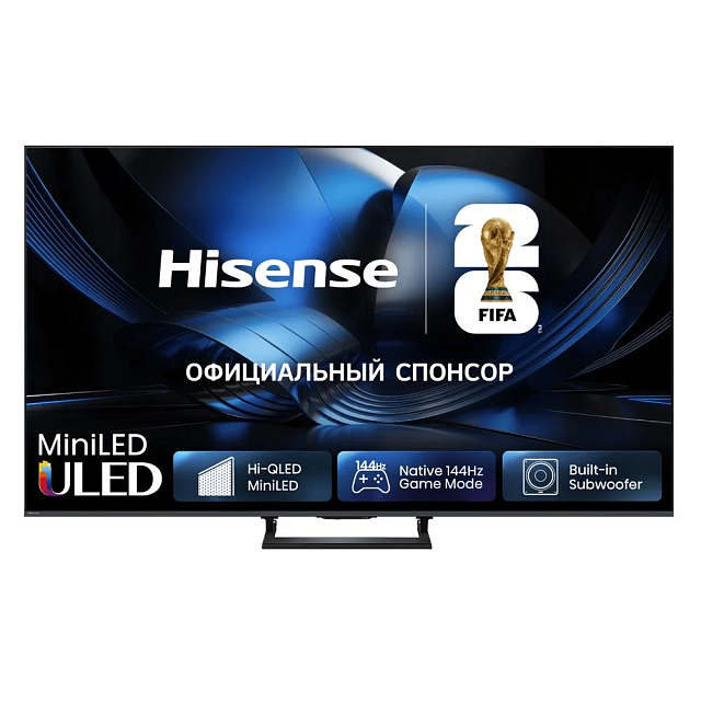 Телевизор Hisense 55U7S 55″ Mini LED 4K 144 Гц угольно-серый