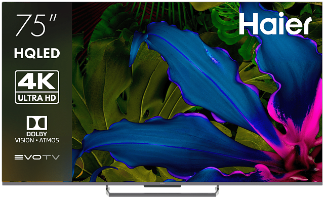 Телевизор Haier 75 Smart TV S6 75″ QLED 4K 144 Гц серый