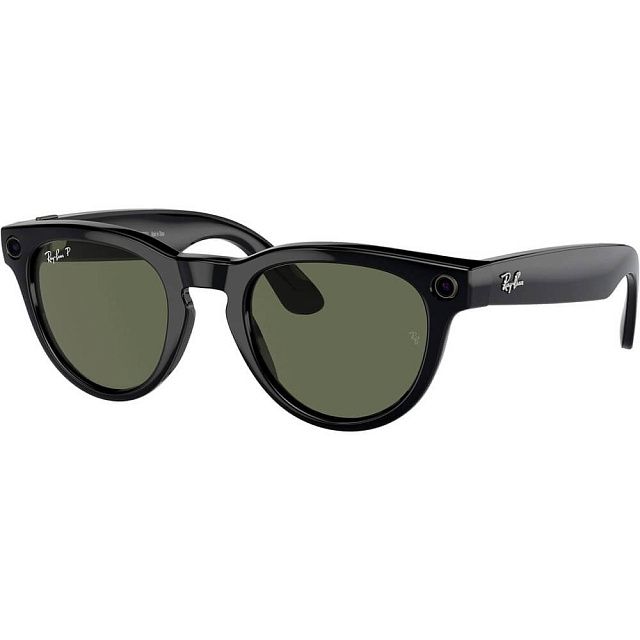 Умные очки Ray-Ban Headliner (Gen 2) Shiny Black , Transitions Graphite Green