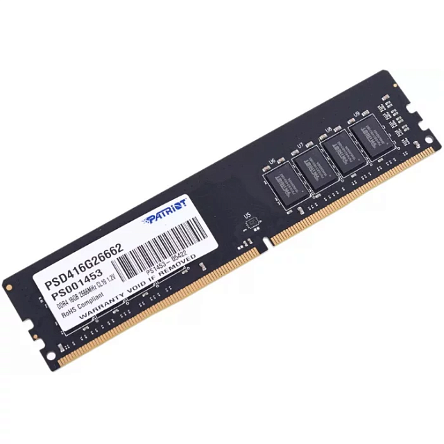 Оперативная память Patriot PSD416G26662 16 ГБ DDR4-2666 DIMM