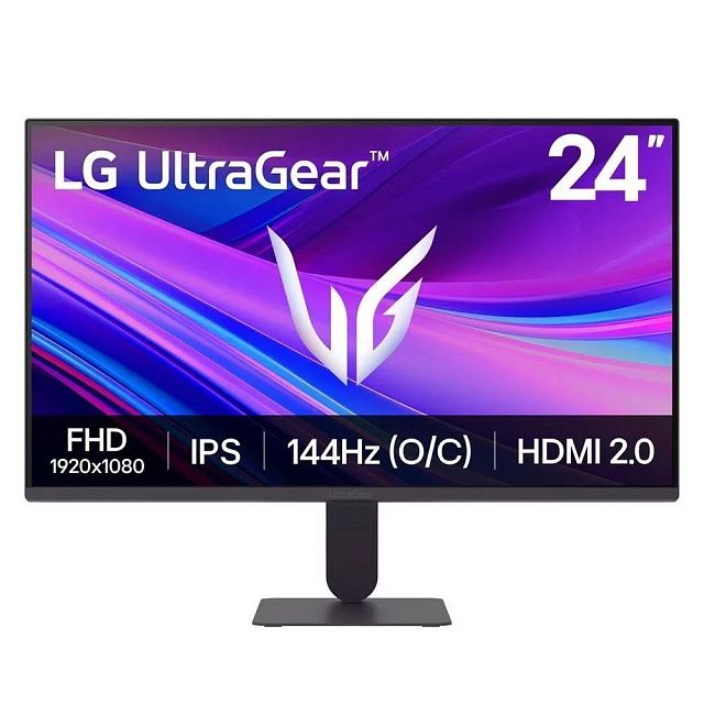 Монитор LG UltraGear 24G411A-B 23,8″, IPS, 1920×1080, 144 Гц, чёрный