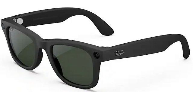 Умные очки Ray-Ban Meta Wayfarer RW4008 155-53 Matte Black / Transitions Graphite Green