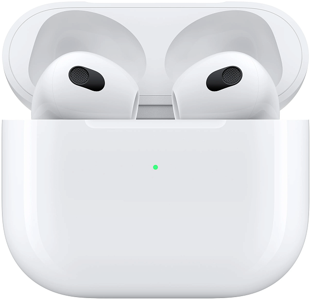 Беспроводные наушники Apple AirPods 3 (2021) в зарядном футляре