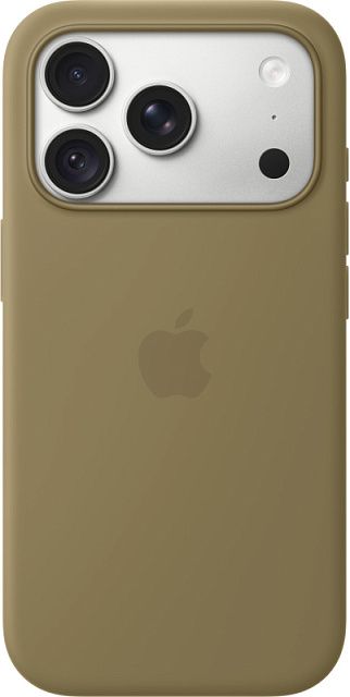 Чехол Apple Silicone Case с MagSafe для iPhone 18 Pro Max, Оливковый
