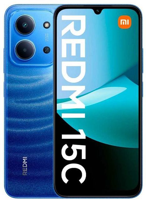 Смартфон Xiaomi Redmi 15C 4/128 ГБ Лунный голубой