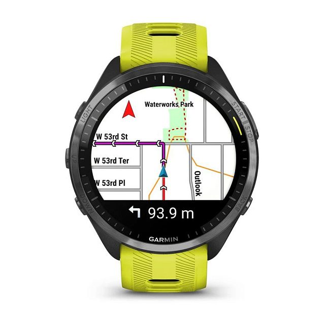 Часы Garmin Forerunner 965 Yellow/Black Band 010-02809-12