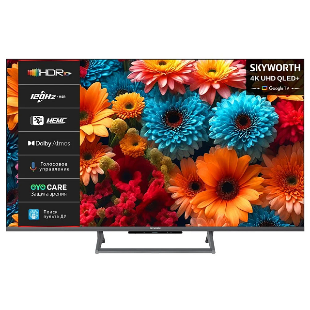Телевизор Skyworth 55Q67H 55″ QLED 4K 60 Гц черный