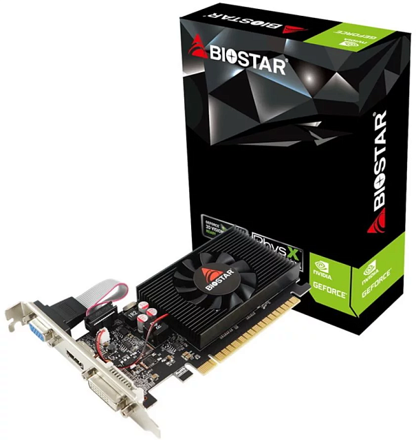 Видеокарта BIOSTAR VN7103THX6 NVIDIA GeForce GT 710 2 ГБ