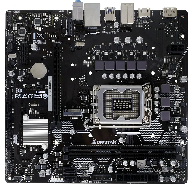 Материнская плата BIOSTAR H610MT-E D5