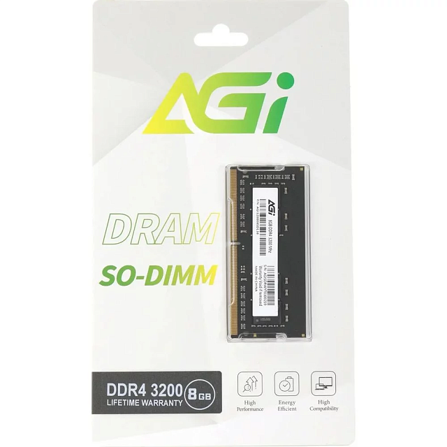 Оперативная память AGI AGI320008SD138-ST 8 ГБ DDR4-3200 SO-DIMM