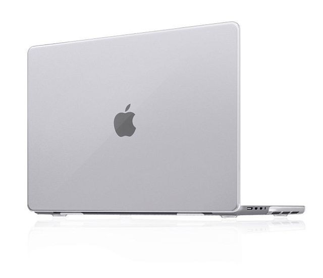 Чехол защитный vlp Plastic Case для MacBook Pro 14” (2021), прозрачный
