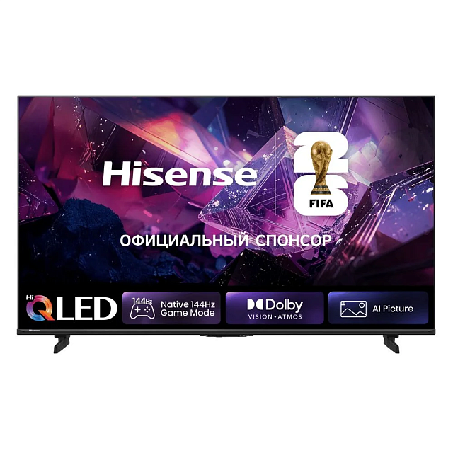 Телевизор Hisense 85E7S PRO 85″ QLED 4K 144 Гц угольно-серый