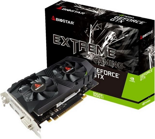 Видеокарта BIOSTAR VN1055TF41 NVIDIA GeForce GTX 1050TI 4GB