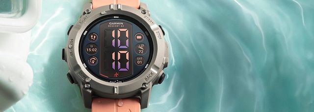 Умные часы Garmin Descent G2 Черные / Черный силиконовый ремешок