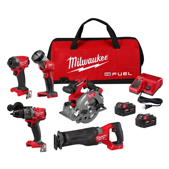 Набор инструментов Milwaukee M18 FUEL, 5 предметов 3697-25