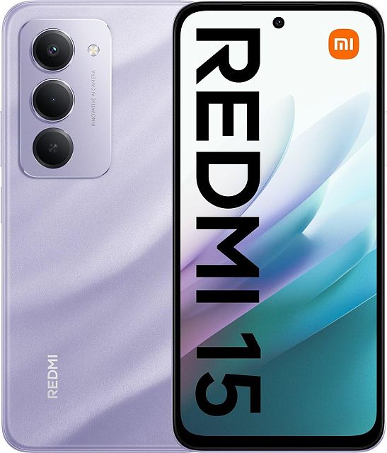 Смартфон Xiaomi Redmi 15 6/128 ГБ Фиолетовый