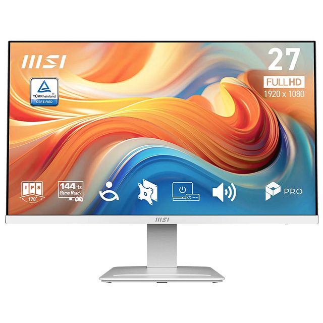 Монитор MSI Pro MP273W E14A 27″, IPS, 1920×1080, 144 Гц, белый